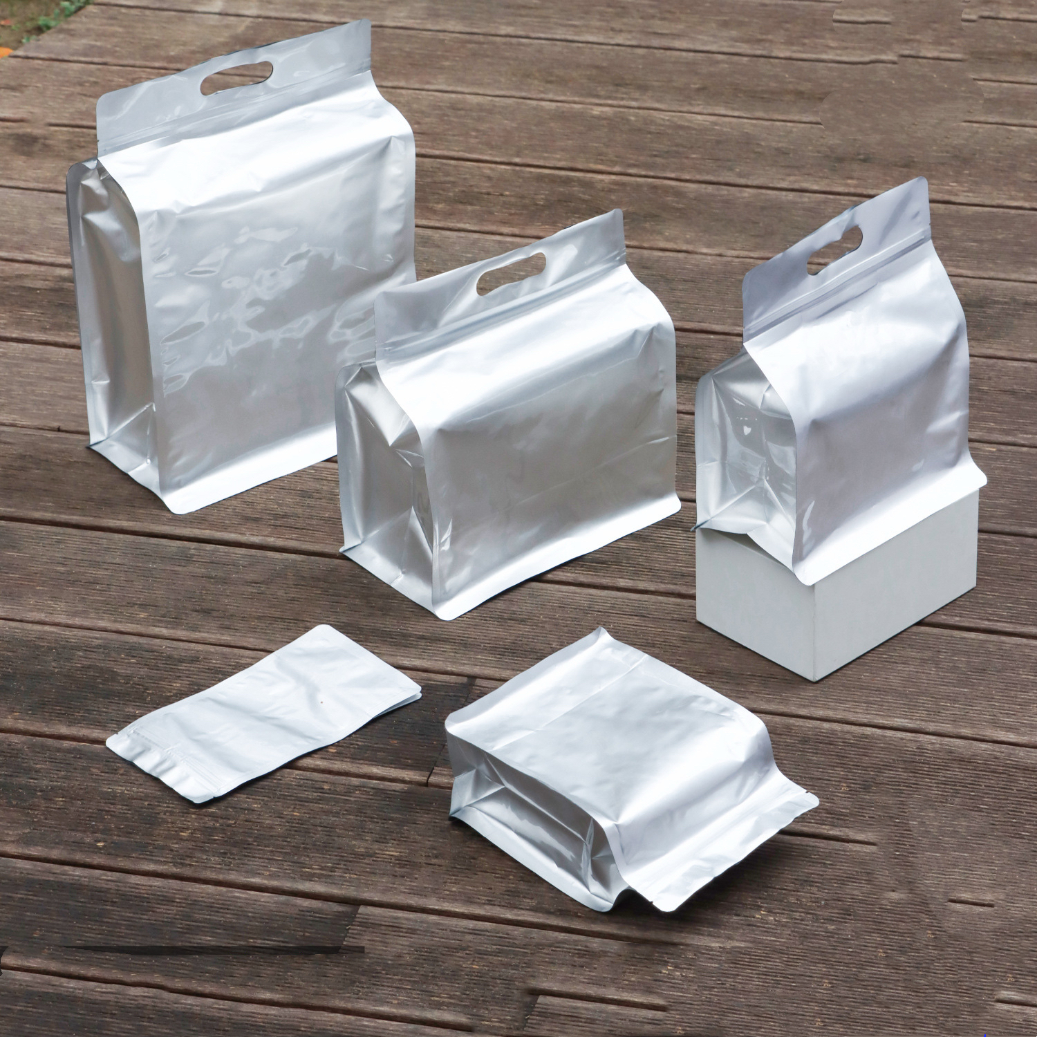 Food Halloween Snacks - 20PCS 3D Portable Aluminum Foil Ziplock