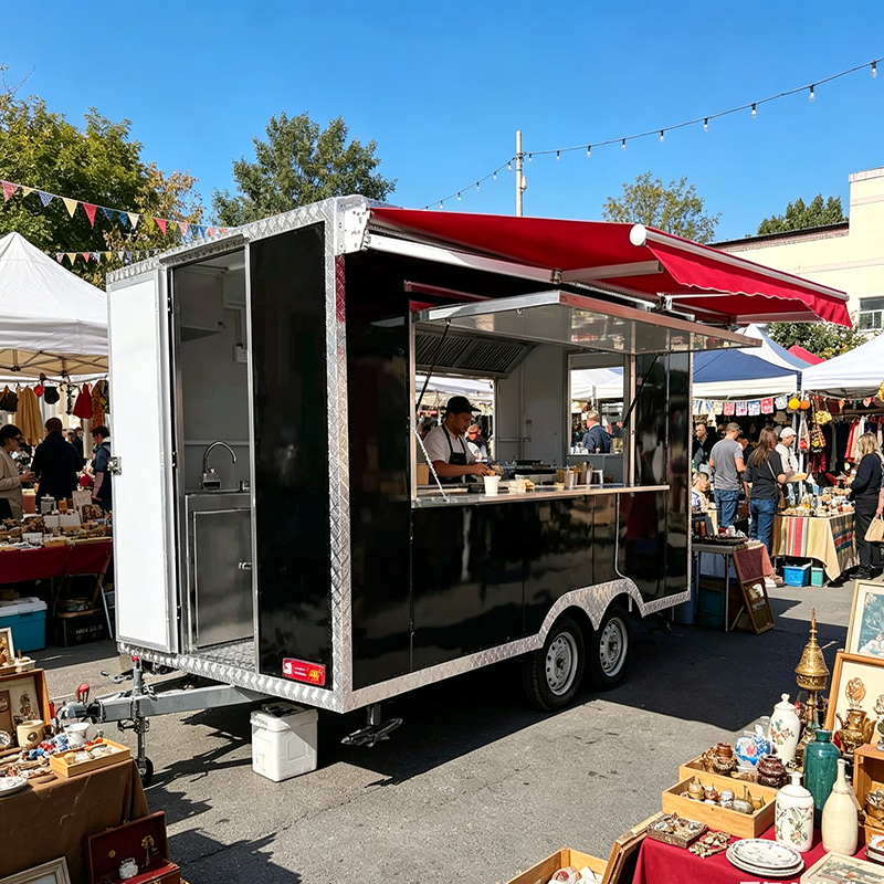 Food Snacks Business - Customized Mobile Popcorn Food Cart Trailer