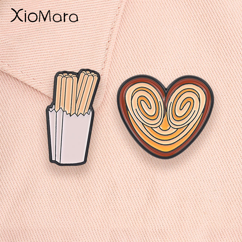 Food Sweet Snacks - Spanish Food Enamel Pins Delicious Snacks