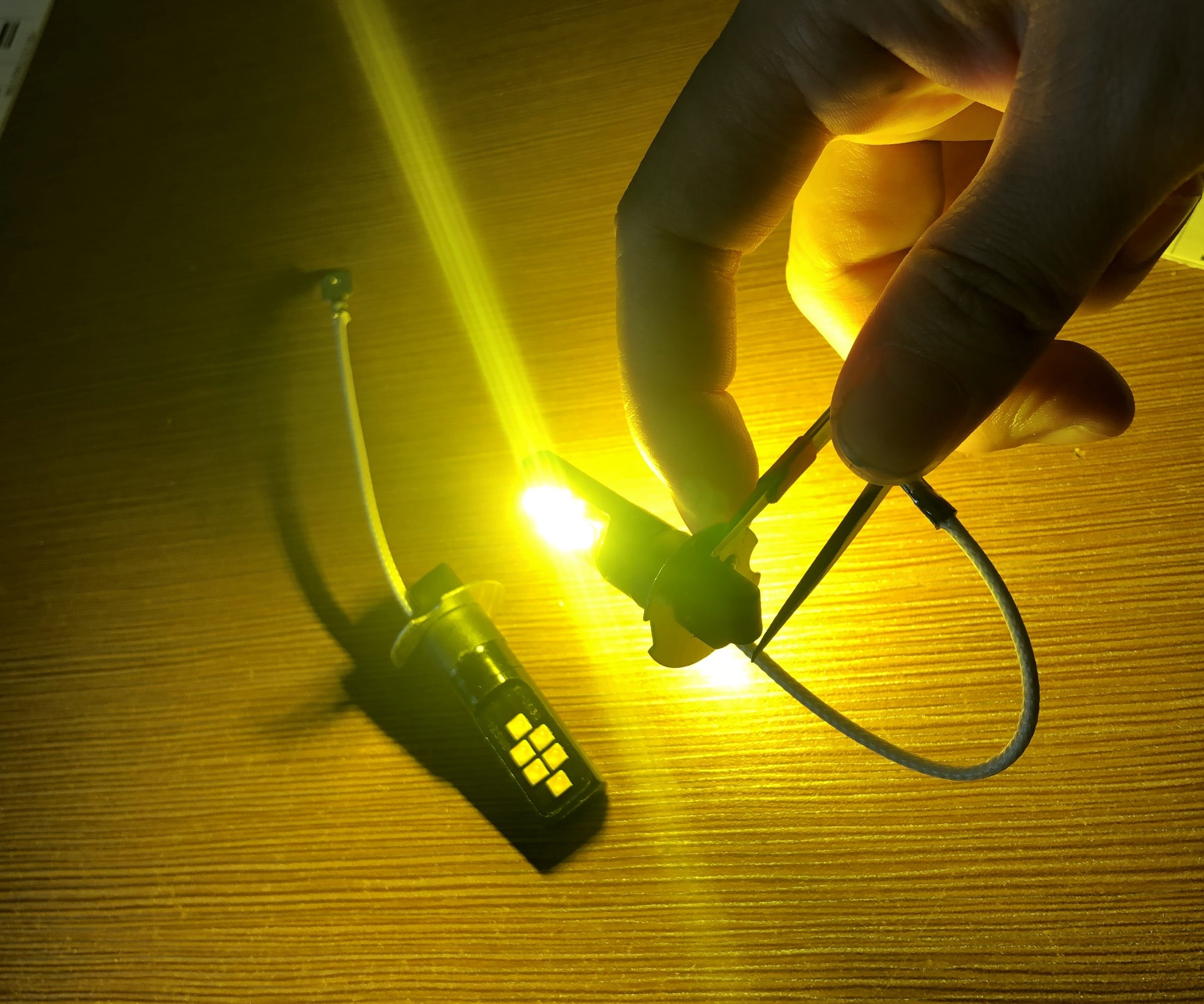 Yellow Food Snacks - 2Pcs Car H3 LED Fog Lights