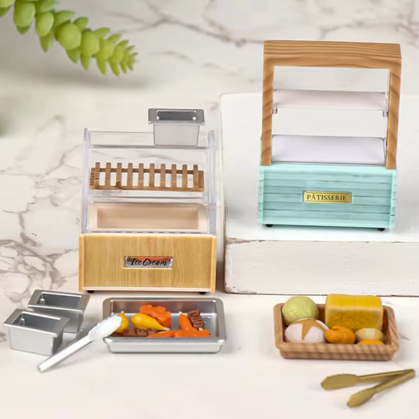 Dollhouse Miniature Bread Cabi - مراجعة Food With Snacks وسعره
