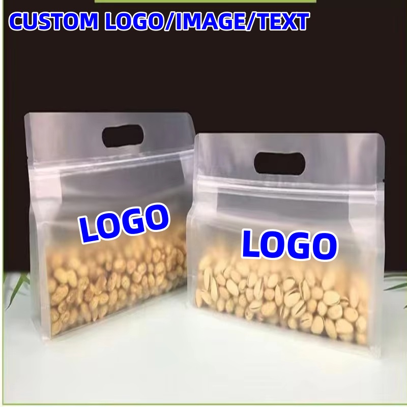 50PCS Frosted 3D Stand Up Zipl - مراجعة Food Halloween Snacks وسعره