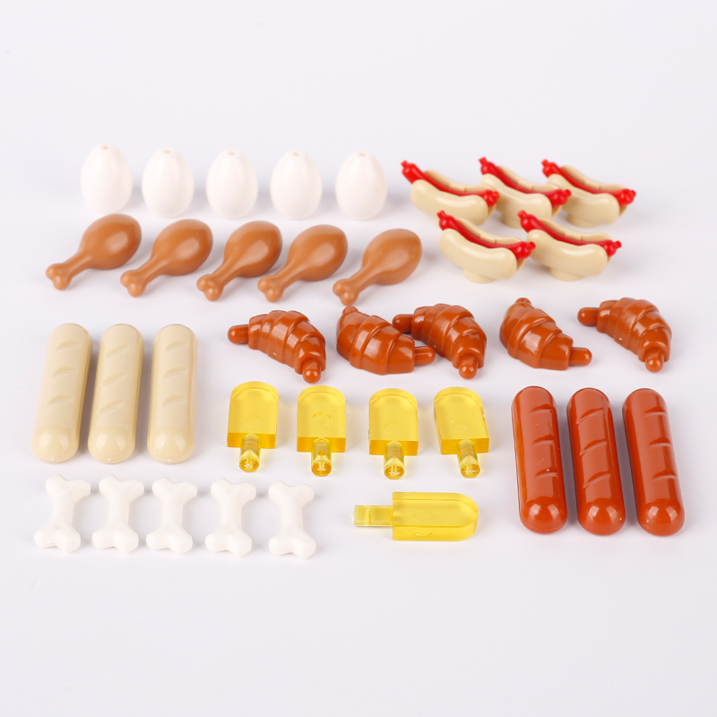 MOC City Street Figures Food P - مراجعة Food Sweet Snacks وسعره