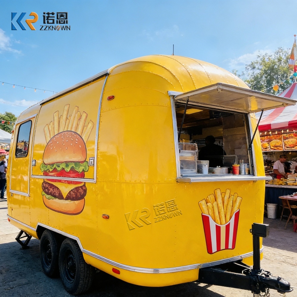 Outdoor Mobile Food Truck Stai - مراجعة Food Snacks Business وسعره