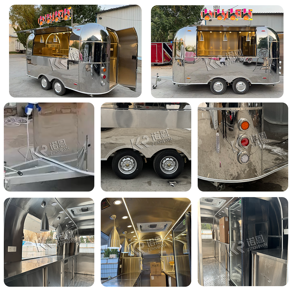 Outdoor Mobile Food Truck Stai - مراجعة Food Snacks Business وسعره