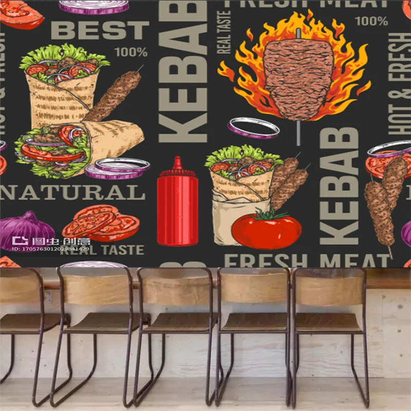 Custom Kebab Fast-food Restaur - مراجعة Food Snacks Background وسعره