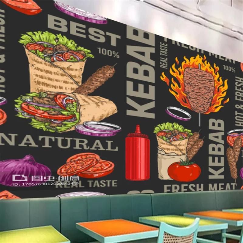 Custom Kebab Fast-food Restaur - مراجعة Food Snacks Background وسعره
