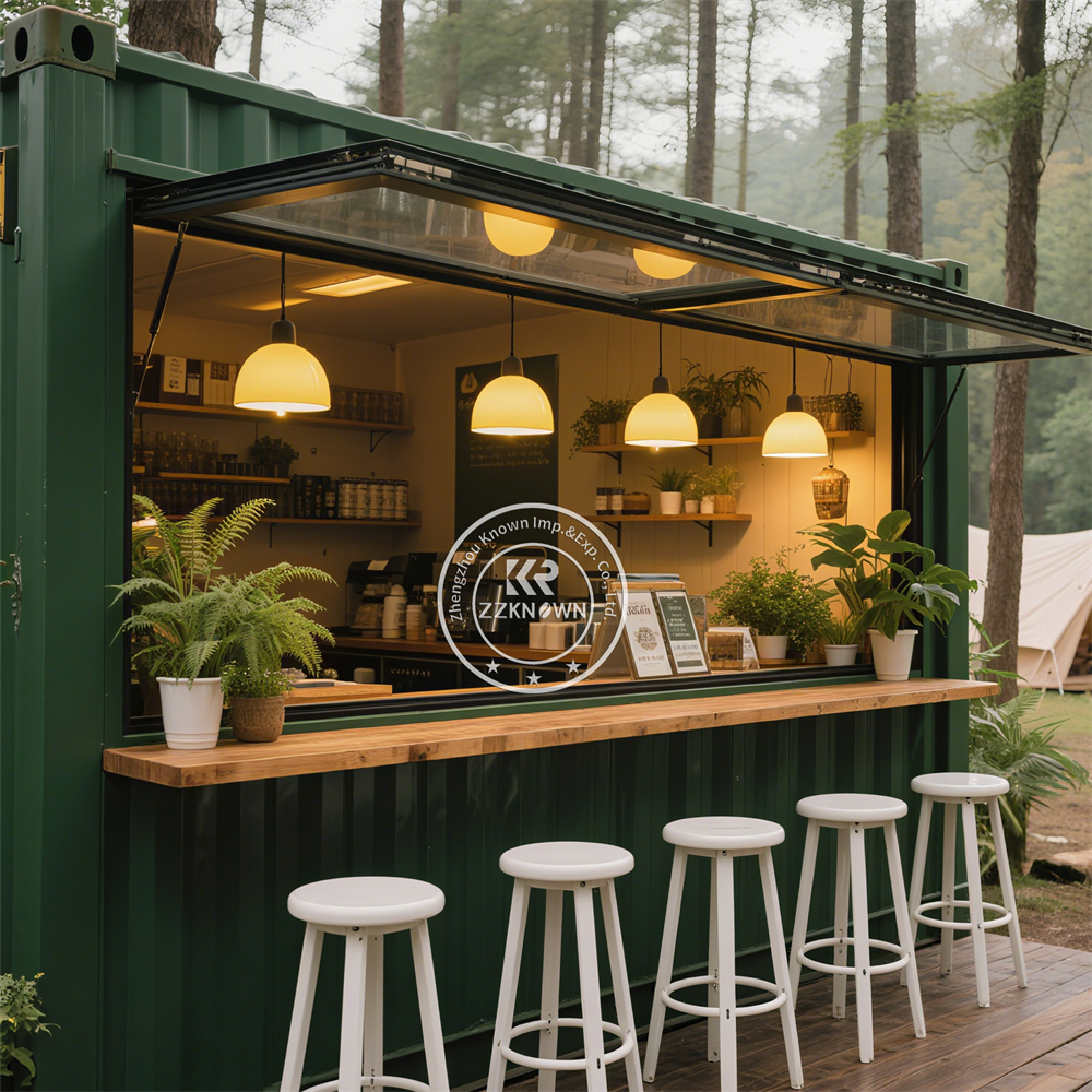 High Quality Prefab Container  - مراجعة Food Snacks Restaurant وسعره