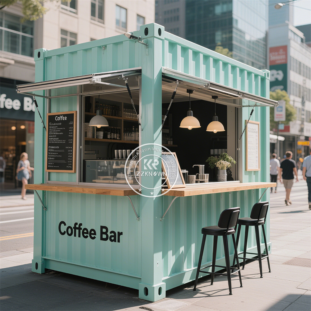 High Quality Prefab Container  - مراجعة Food Snacks Restaurant وسعره