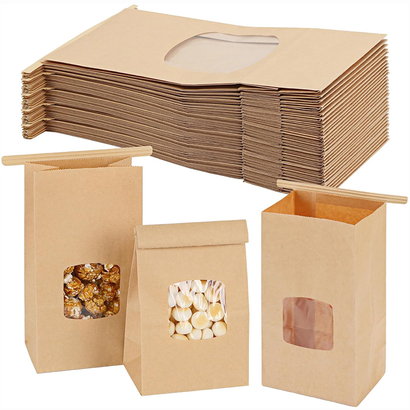 10Pcs Bakery Bags, Window Seal - مراجعة Food Halloween Snacks وسعره