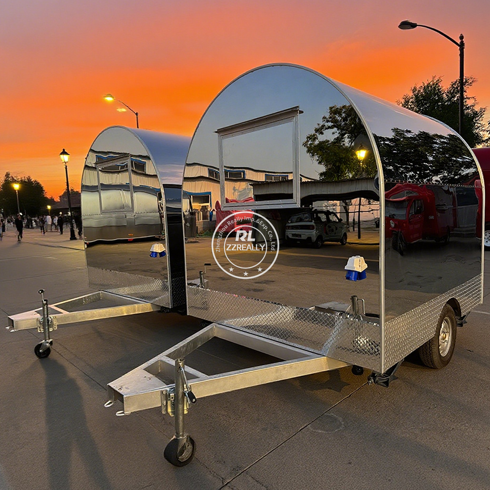 Stainless steel Mobile Food Ca - مراجعة Food Snacks Business وسعره