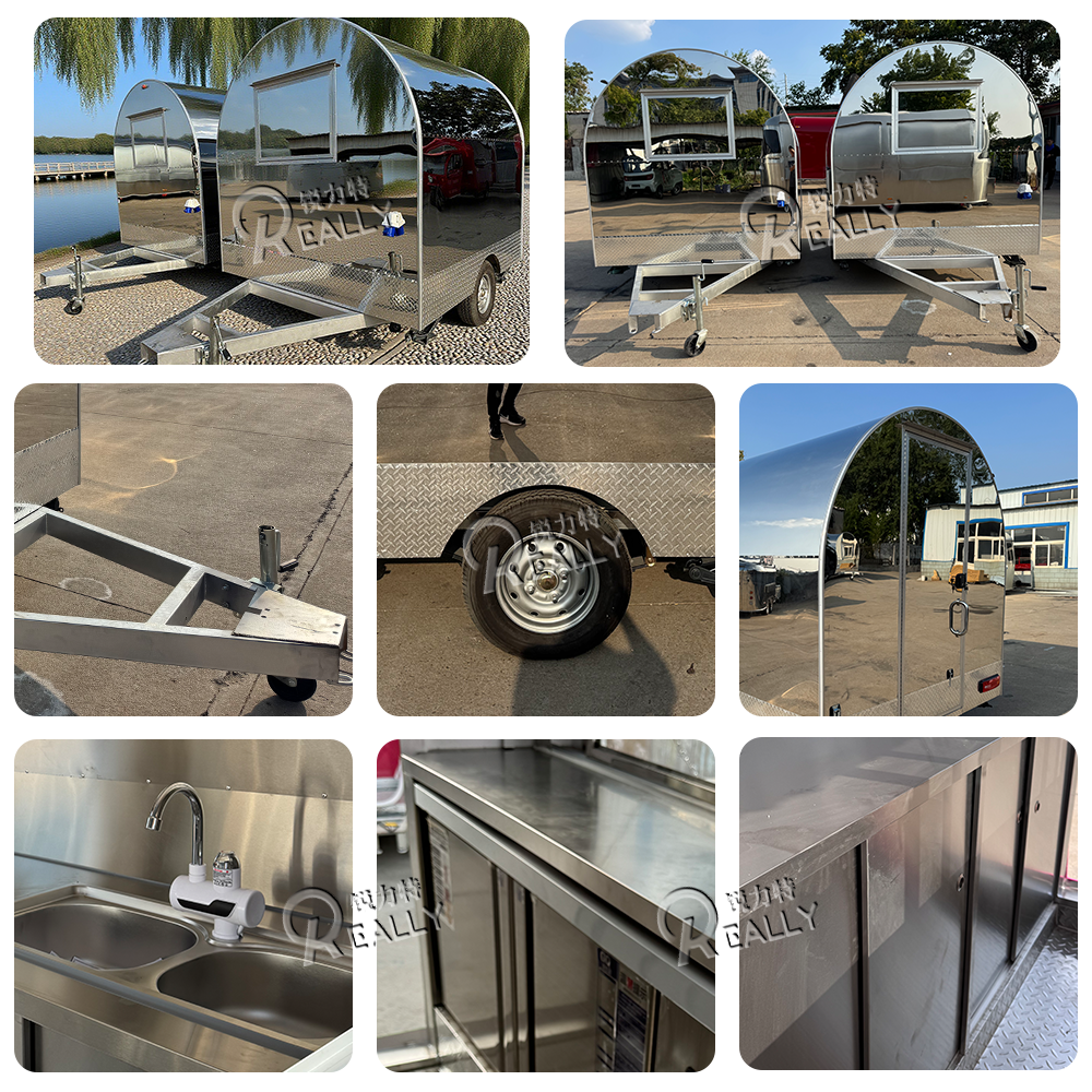Stainless steel Mobile Food Ca - مراجعة Food Snacks Business وسعره