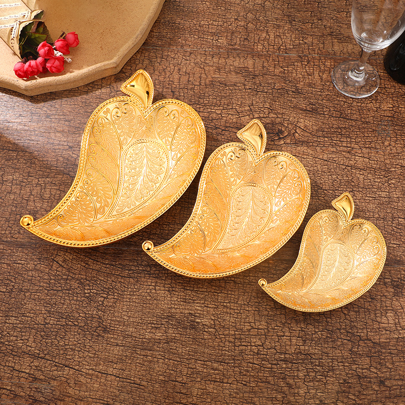 Metal Leaf Snack Plate Vintage - مراجعة Zinc Food Snacks وسعره
