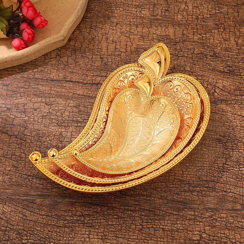 Metal Leaf Snack Plate Vintage - مراجعة Zinc Food Snacks وسعره