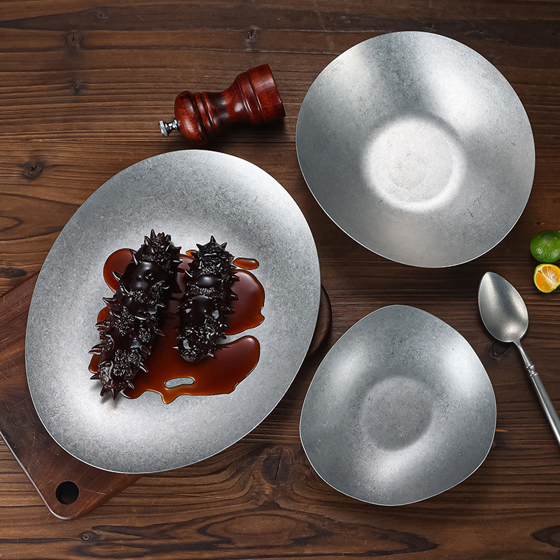 Irregular Stainless Steel Meal - مراجعة Food Snacks Restaurant وسعره