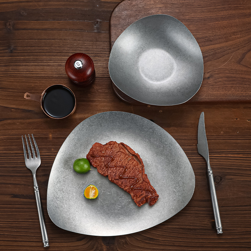 Irregular Stainless Steel Meal - مراجعة Food Snacks Restaurant وسعره