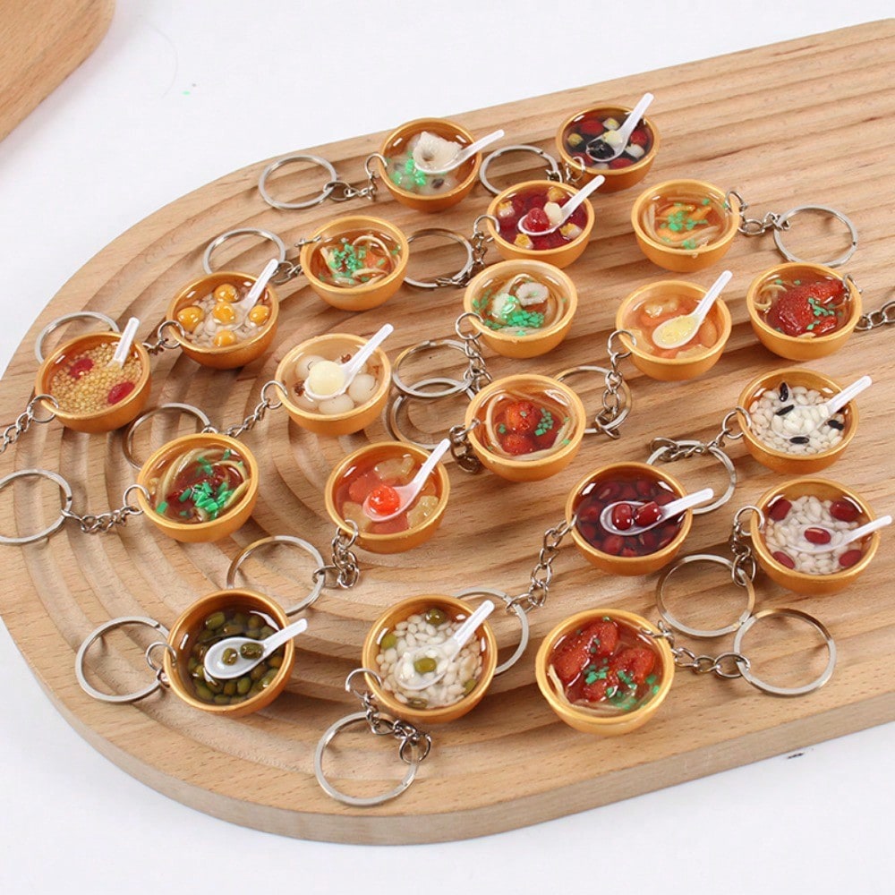 Simulation Food Pendant 3cm Go - مراجعة Zinc Food Snacks وسعره
