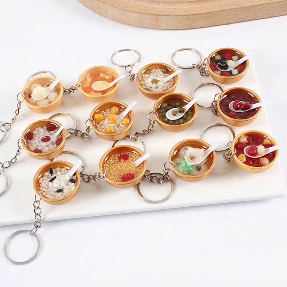Simulation Food Pendant 3cm Go - مراجعة Zinc Food Snacks وسعره