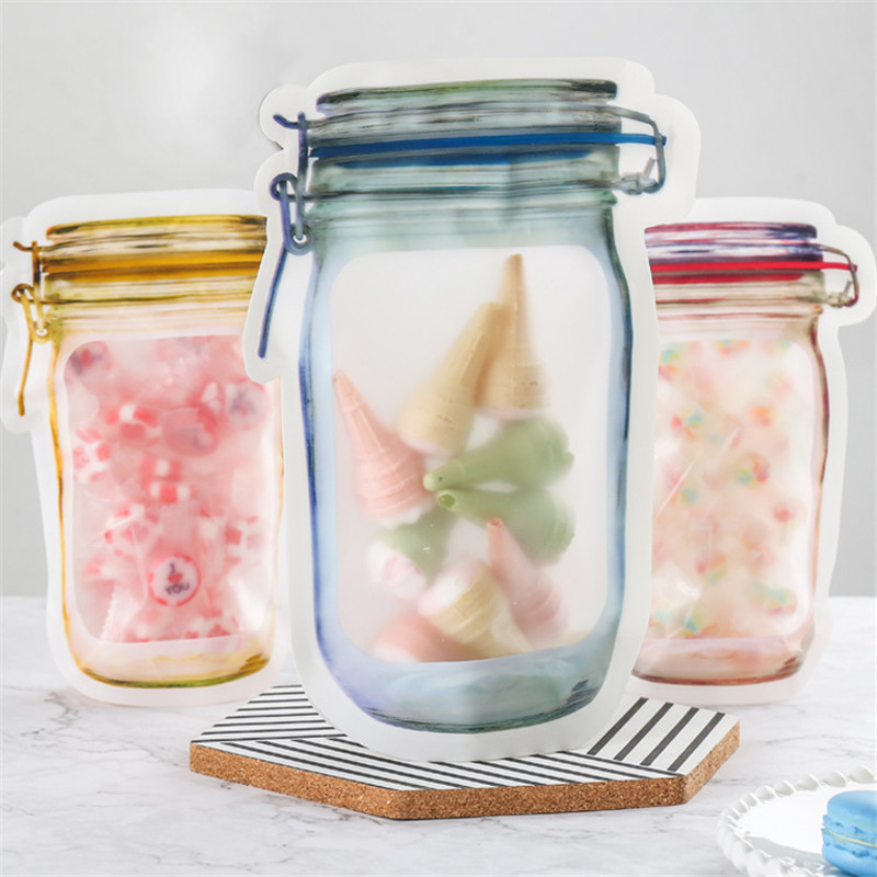50Pcs Mason Bottle Shape Thick - مراجعة Food Halloween Snacks وسعره