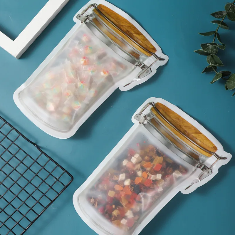 50Pcs Mason Bottle Shape Thick - مراجعة Food Halloween Snacks وسعره