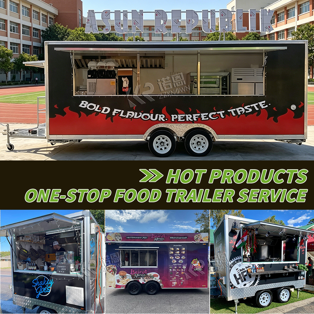 Mobile Food Truck with Exhaust - مراجعة Food Snacks Business وسعره