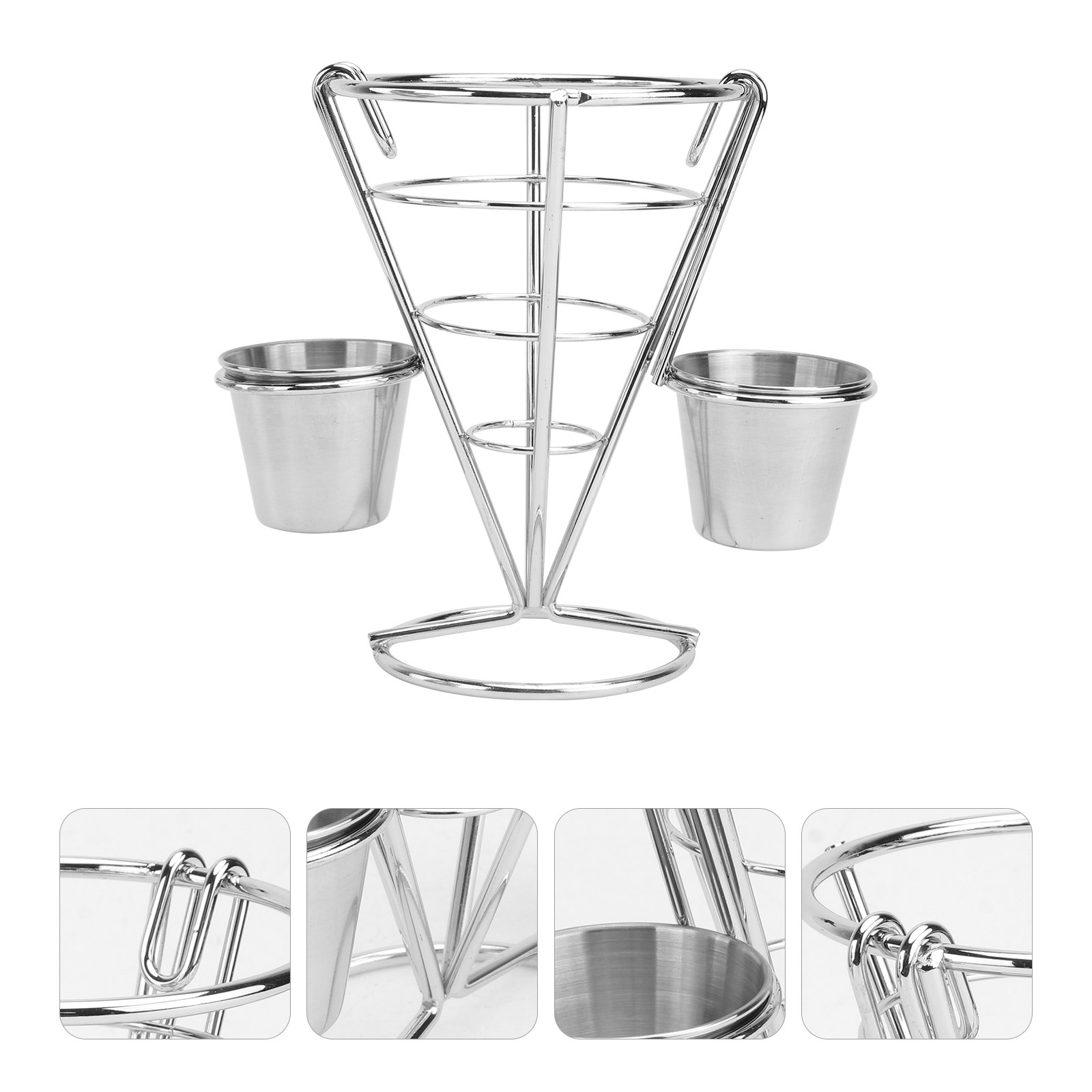 Basket Cone Display Stand Fren - مراجعة Food Snacks Restaurant وسعره