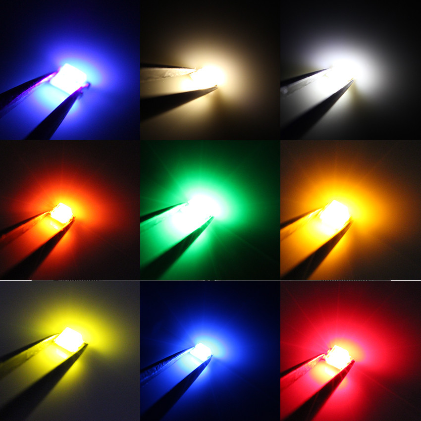 100pcs 0805 (2012) SMD LED Emi - مراجعة Yellow Food Snacks وسعره