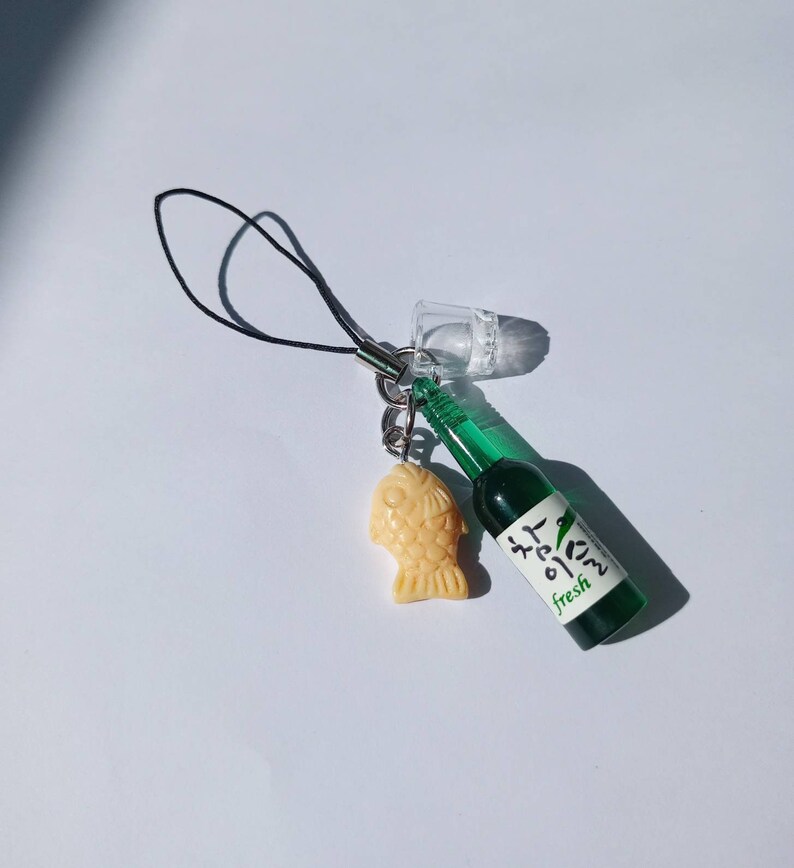 street food keychain Soju bott - مراجعة Food Zinc وسعره