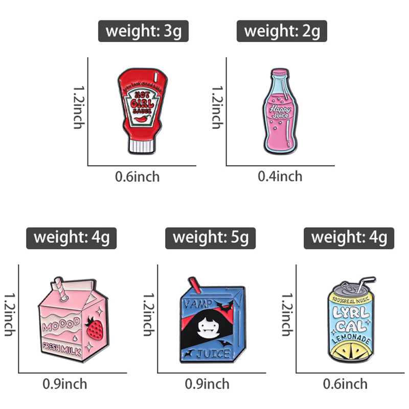 Delicious Food Enamel Pins Cus - مراجعة Food Zinc وسعره