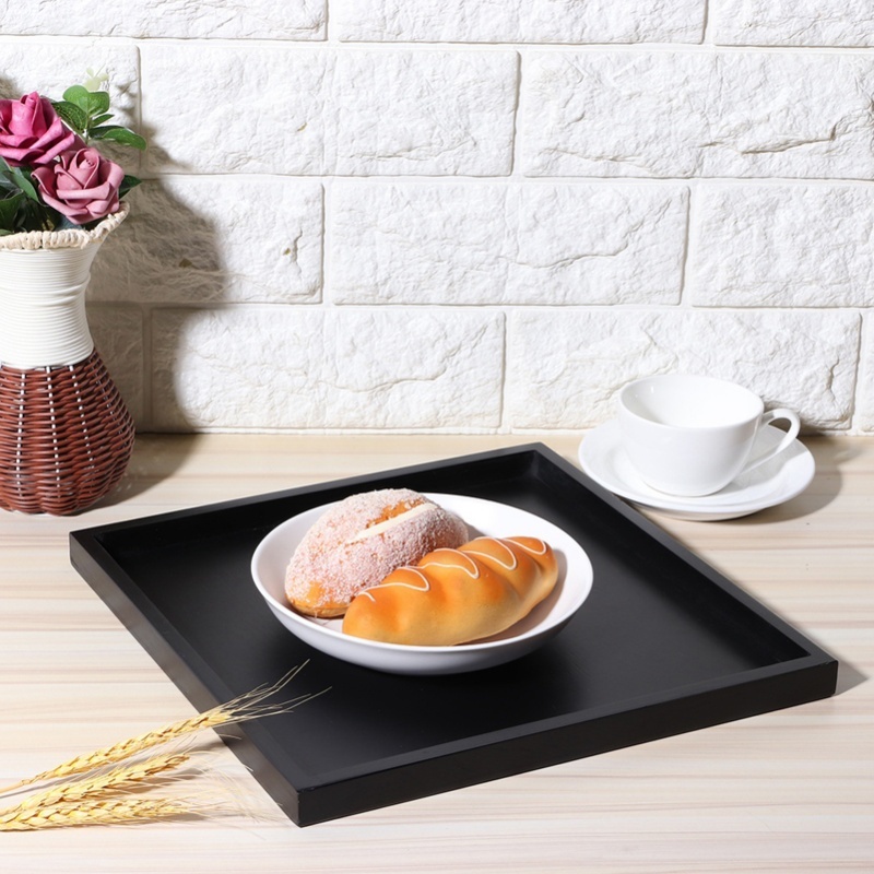Square Wood Tea Coffee Snack F - مراجعة Food Snacks Restaurant وسعره