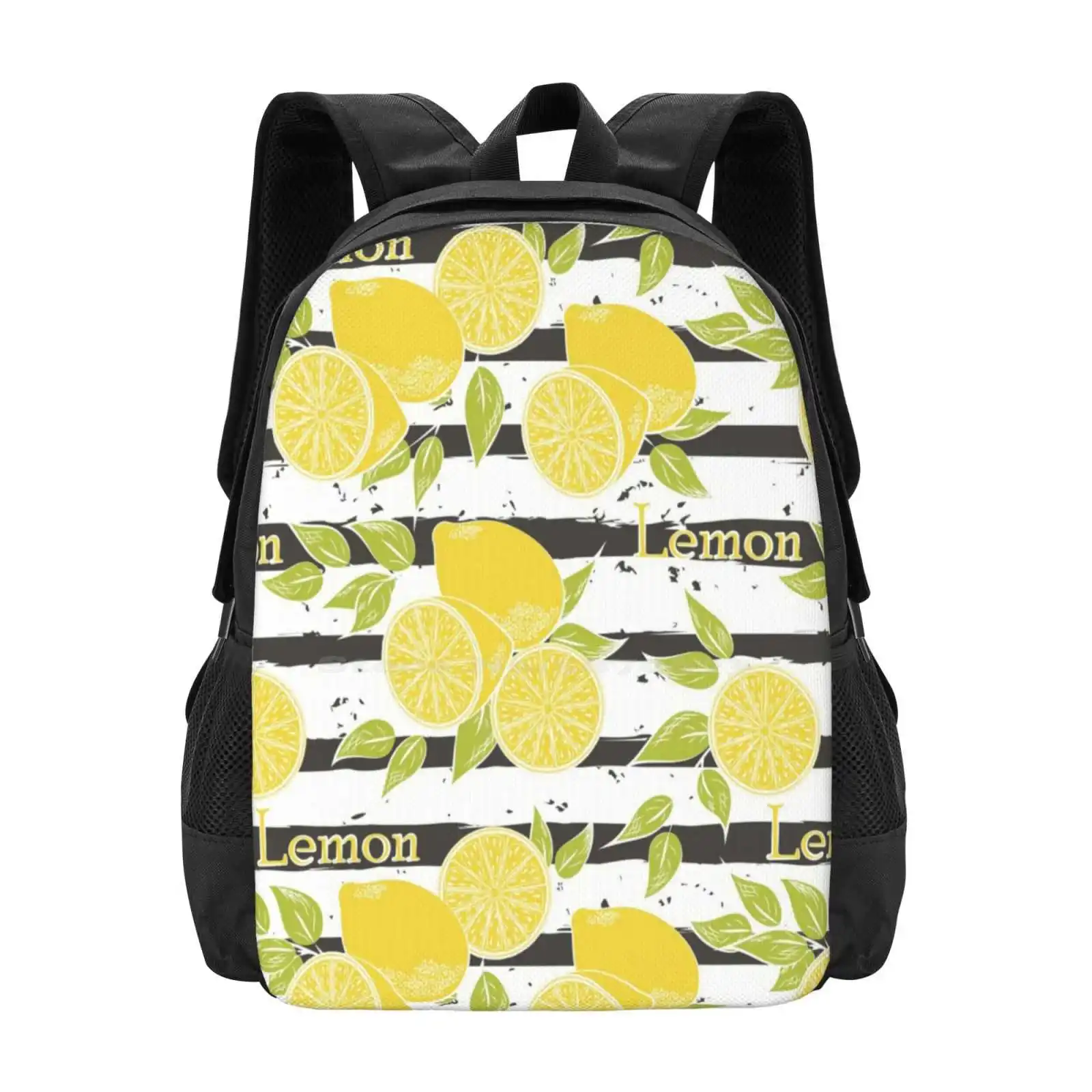Lemons Bag Backpack For Men Wo - مراجعة Food Snacks Background وسعره
