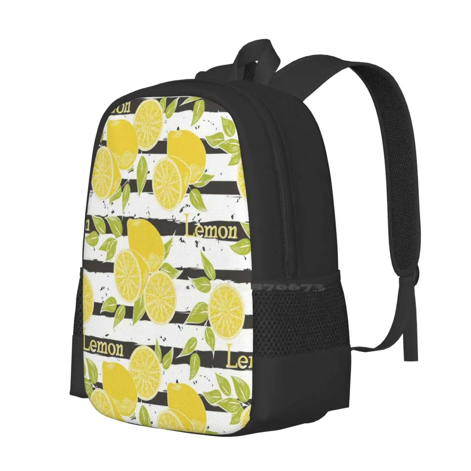 Lemons Bag Backpack For Men Wo - مراجعة Food Snacks Background وسعره