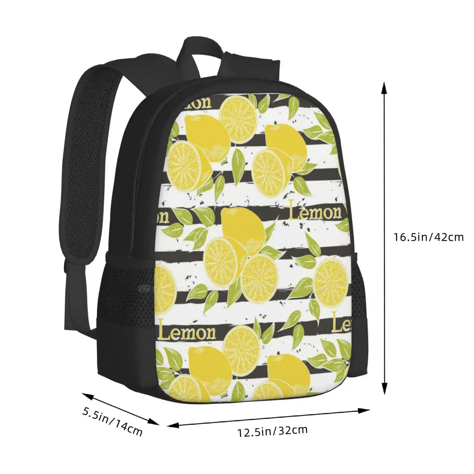 Lemons Bag Backpack For Men Wo - مراجعة Food Snacks Background وسعره