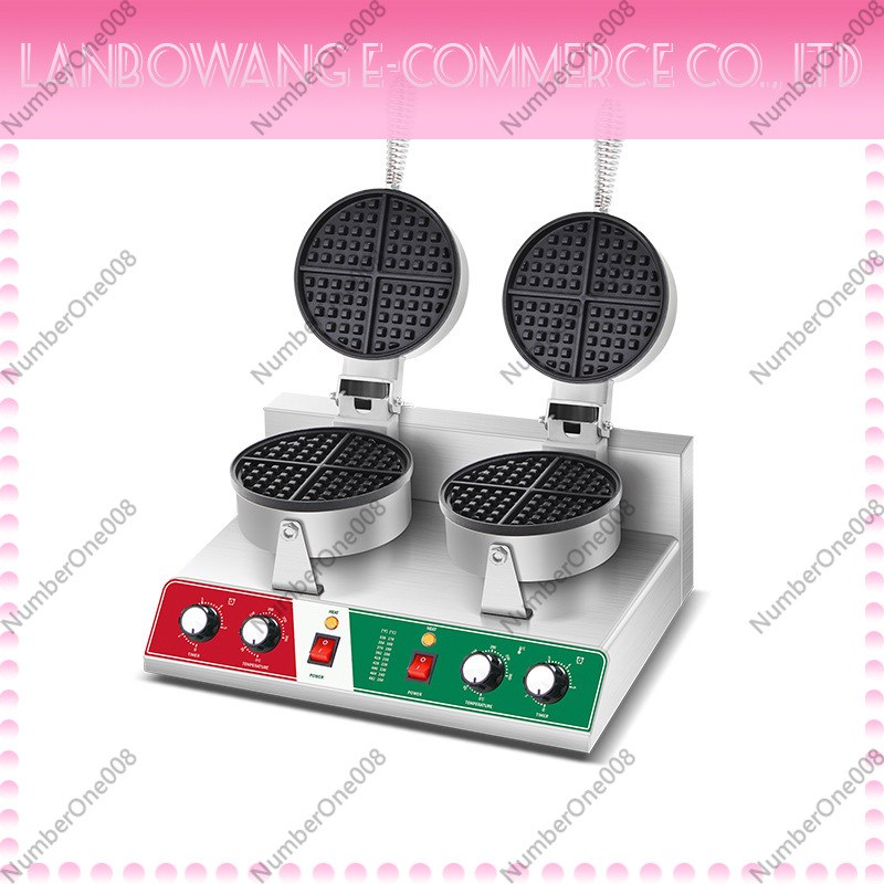 Rotating Waffle Maker Griddle  - مراجعة Food Snacks Restaurant وسعره