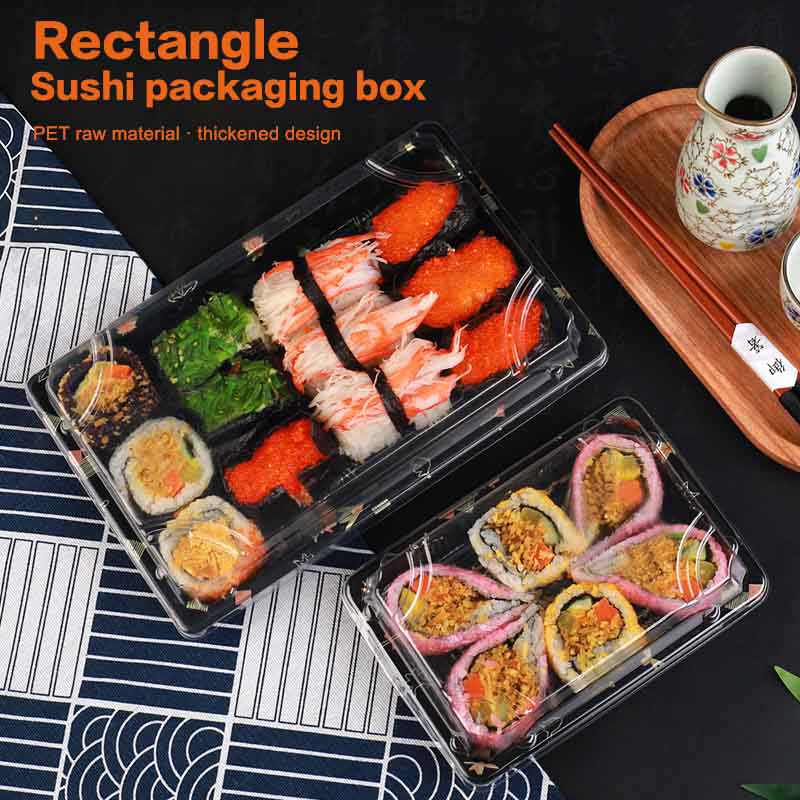 10Pcs Thickened Sushi Box With - مراجعة Food Snacks Restaurant وسعره