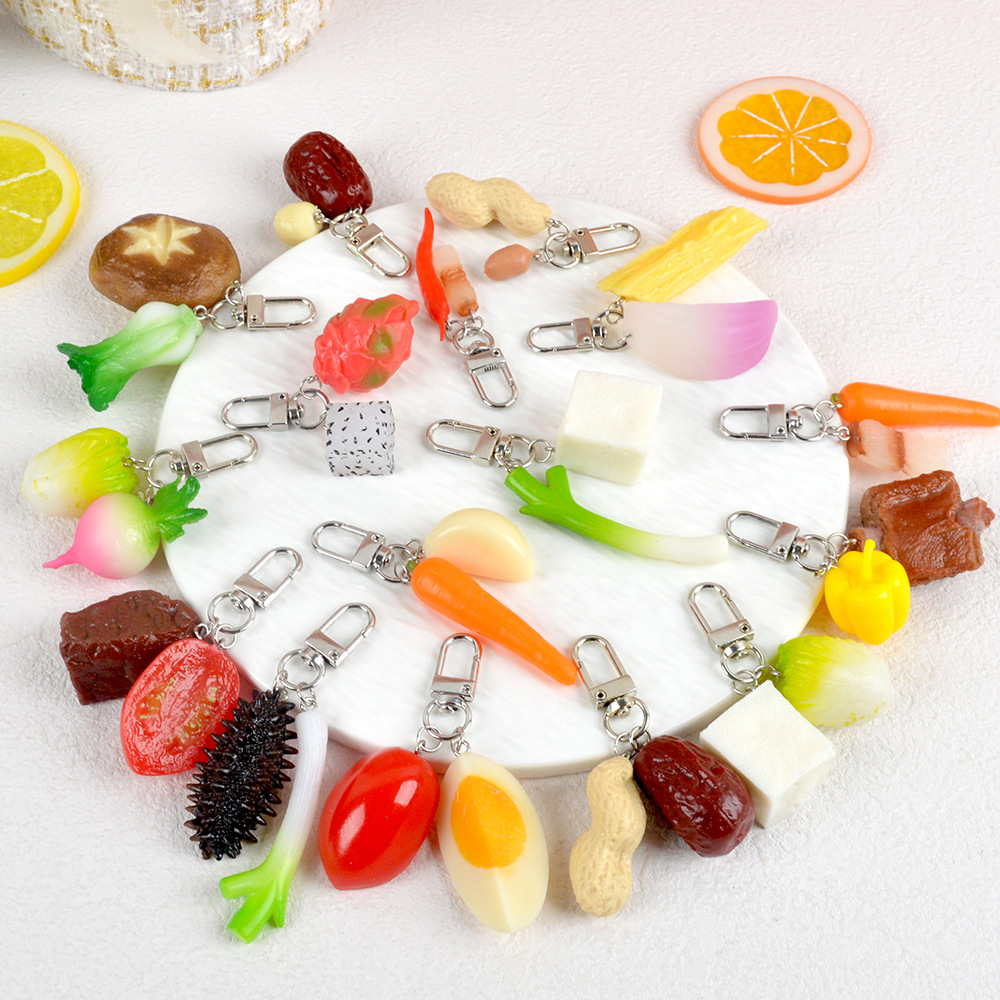 Simulated Food Keychain Fruits - مراجعة Food Zinc وسعره