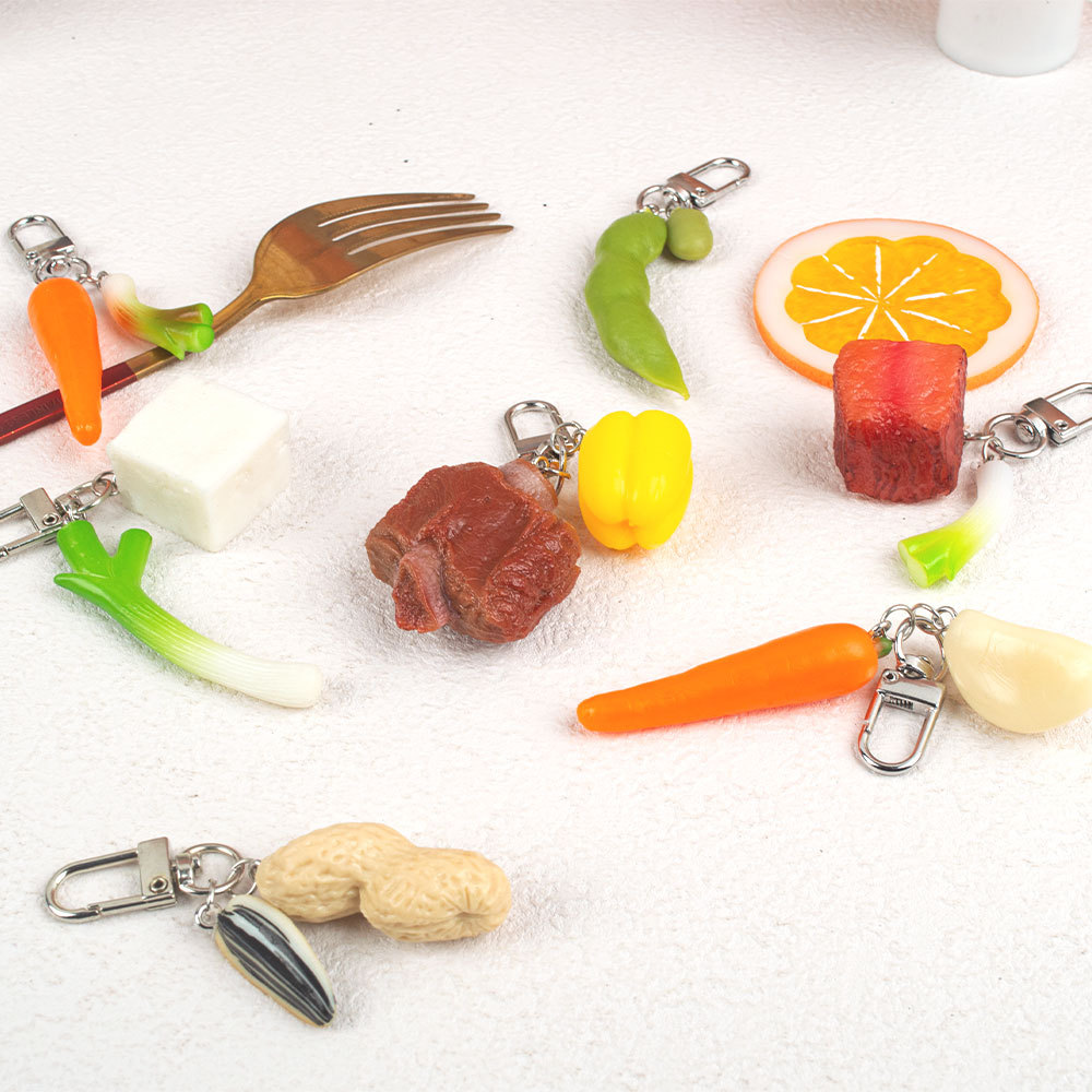 Simulated Food Keychain Fruits - مراجعة Food Zinc وسعره