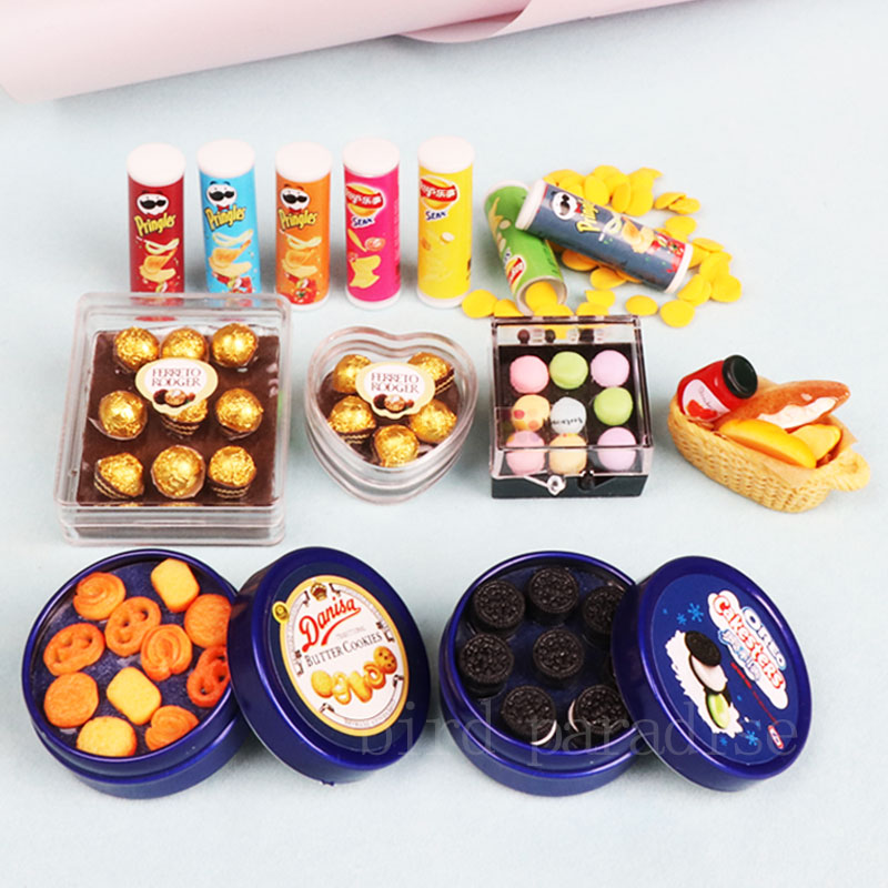 1/6 Miniatrue Dolls Food Mini  - مراجعة Food Sweet Snacks وسعره