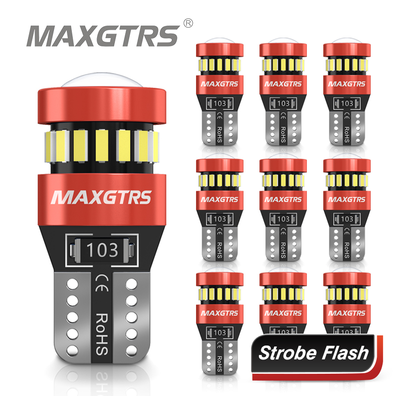 10x Flash Strobe T10 194 168 L - مراجعة Yellow Food Snacks وسعره