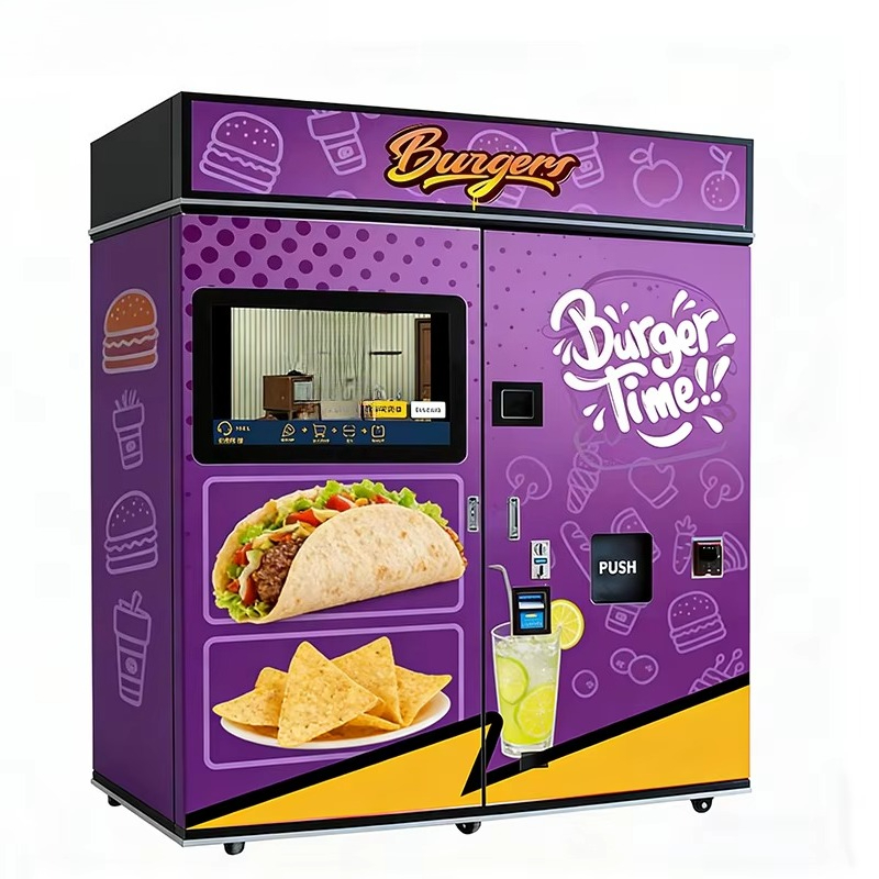 Customized Fast Food Vending M - مراجعة Food With Snacks وسعره