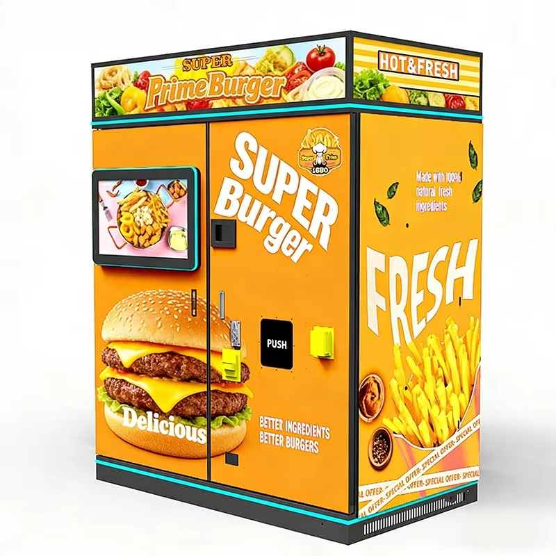 Customized Fast Food Vending M - مراجعة Food With Snacks وسعره