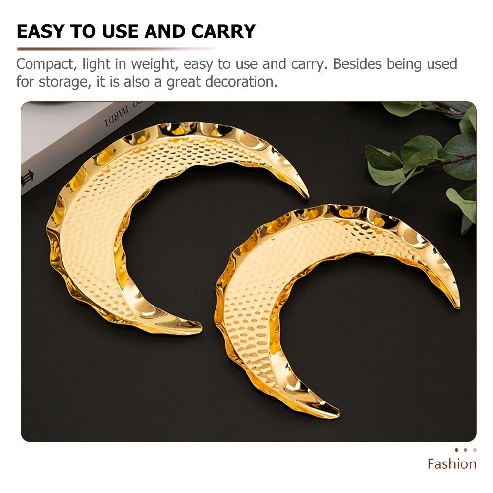 1Pcs Moon Shape Zinc-Alloy Foo - مراجعة Zinc Food Snacks وسعره
