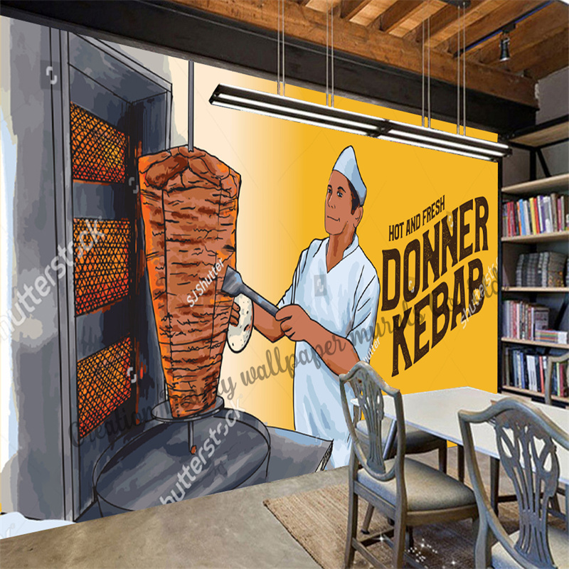Custom Fast Food Kebab Wallpap - مراجعة Food Snacks Background وسعره