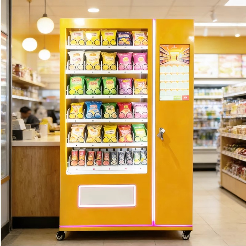 Automatic Snack Vending Machin - مراجعة Food With Snacks وسعره