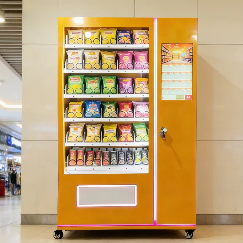 Automatic Snack Vending Machin - مراجعة Food With Snacks وسعره