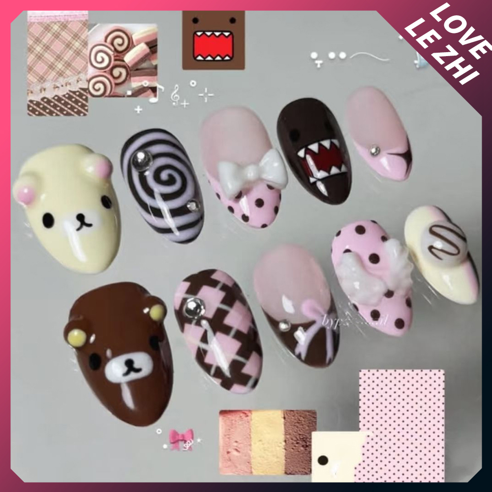 10Pcs Cartoon Kawaii Anime Ril - مراجعة Food Sweet Snacks وسعره