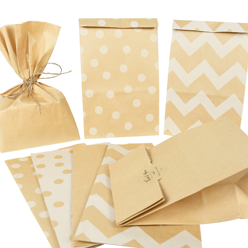 10pcs Brown Kraft Paper Gifts  - مراجعة Food Halloween Snacks وسعره
