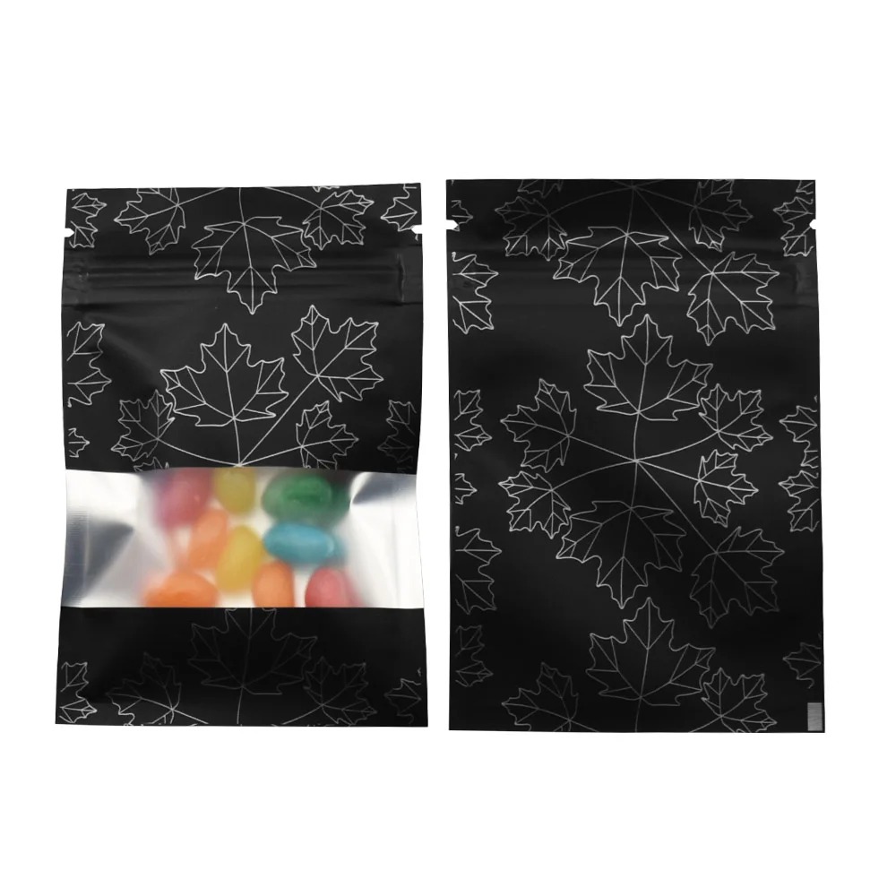 100Pcs Zip Lock Mylar Foil Bag - مراجعة Food Halloween Snacks وسعره