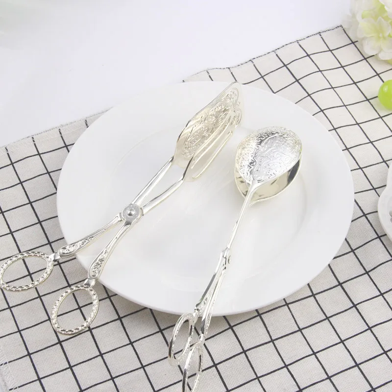 Retro European-style Cake Tong - مراجعة Zinc Food Snacks وسعره