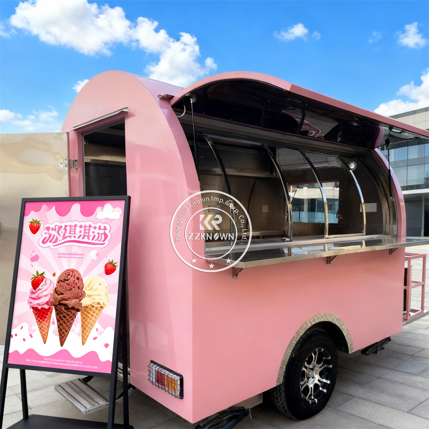 Outdoor Food Trailer Street Pi - مراجعة Food Snacks Restaurant وسعره